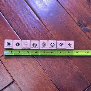 Wooden Stamps with Various Designs